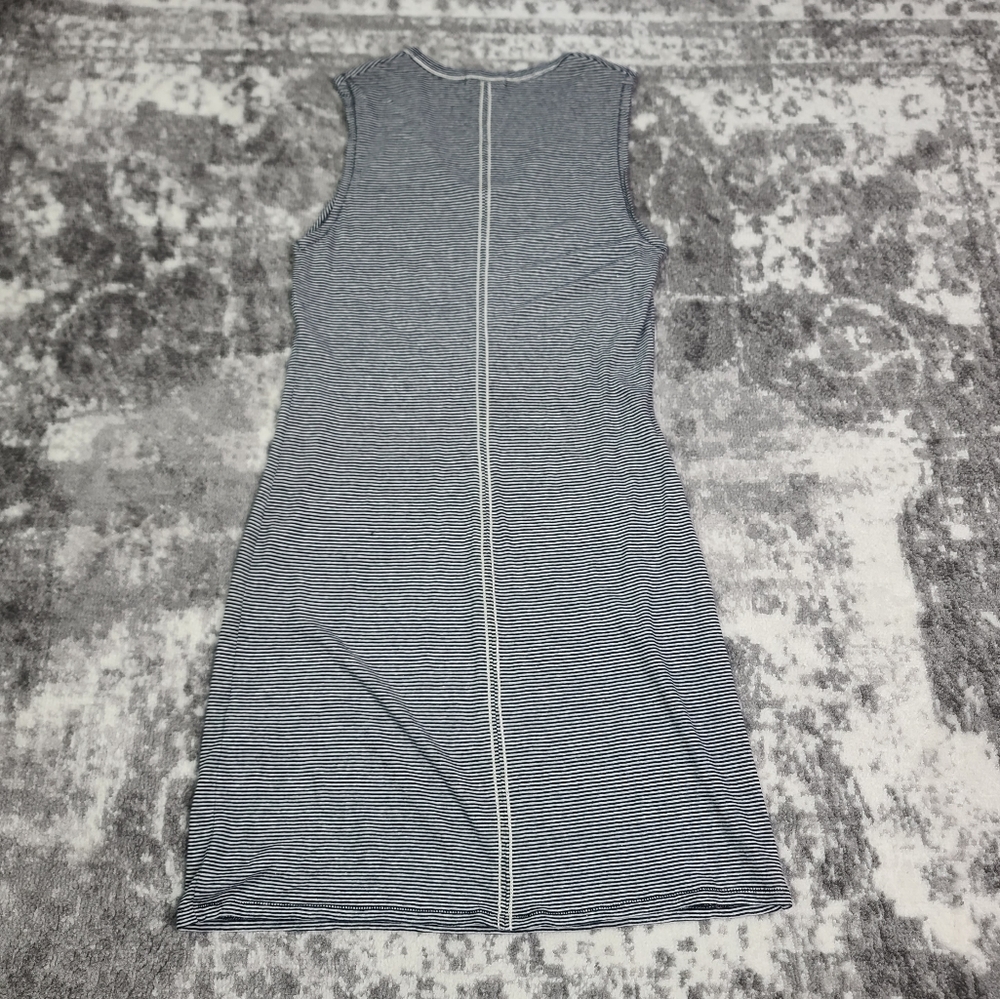 Rag & Bone Linen Blend Sleeveless Striped Thin Dr… - image 4